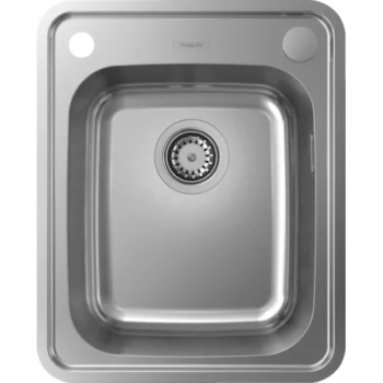 Мийка для кухні hansgrohe S41 S412-F340 43334800 сталь